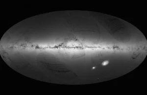Mapa miliarda gwiazd skatalogowanych w ramach misji Gaia.