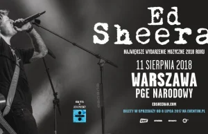 Ed Sheeran zagra w Polsce!!