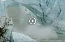 Zobacz jak rozpada się lodowiec Perito Moreno w Patagonii