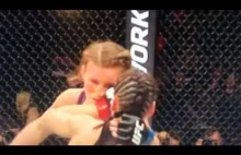 Leslie Smith's ear explodes UFC 180 prelims UFC 180 Hunt Werdum