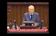 Kornel Morawiecki krytykuje oderwanie Kosowa od Serbii i inwazję na Irak