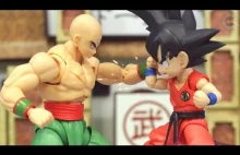 Goku kontra Tien w animacji poklatkowej