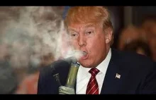 Prezydent Donald Trump Pali Marihuane