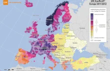 Indeks siły nabywczej w Europie