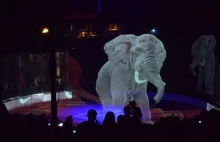 Niemiecki cyrk wykorzystuje na arenie hologramy zamiast żywych zwierząt.