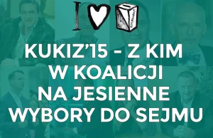 Paweł Kukiz pyta,Ty decydujesz: Z kim Kukiz15 powinien zawiązać koalicje...