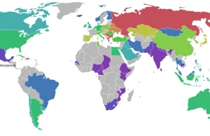 Które narody palą najwięcej - mapa