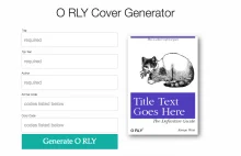 Generator okładek - książki a'la O'Reilly