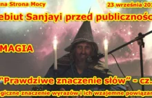 Debiut Sanjayi przed publicznością❗ Prawdziwe znaczenie słów - cz.1
