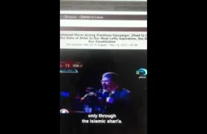 Prezydent Egiptu wzywał do dżihadu próbowano usunąć wideo.