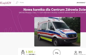 Karetka dla Centrum Zdrowia Dziecka