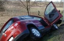 Wypadek w gminie Debrzno: Kierowca się onanizował...?