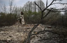 Krajobraz po wielkim pożarze wokół elektrowni atomowej w Czarnobylu - Wiadomości