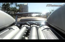 Przejażdżka Bugatti z perspektywy silnika