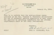 Dlaczego Churchill mógł pić będąc w Stanach w czasie prohibicji
