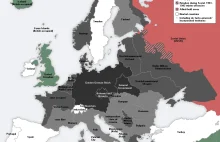 Polityczna mapa europy 1941-1942