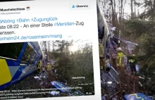 Poważny wypadek kolejowy w Bawarii. Policja: są zabici