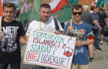 Antyimigrancka demonstracja narodowców