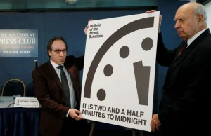 Zegar Zagłady wskazuje godzinę najbliższą północy od 1953 roku