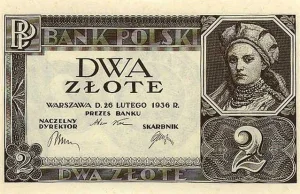 Od marek po "królewskie" złote. Polski pieniądz papierowy w XX wieku