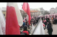 Marsz PIS w Warszawie - wzywanie do marszu HD