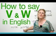 Pronunciation - V & W [Eng]
