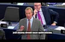 Nigel Farage: Ostrzegałem, że doprowadzicie do migracji o biblijnych proporcjach