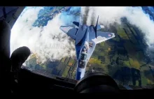 Polski MiG-29 w sesji Air-to-Air nad Belgią.