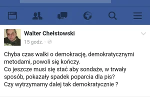 KOD w pełnej krasie. Demokracja, psia jego mać.