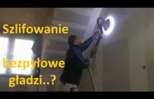 Szlifowanie bezpyłowe gładzi żyrafą. Gładz bezpyłowa Cekol f 16, menzer ...