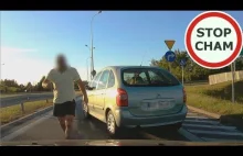 Agresja drogowa - dziwne zachowanie kierowcy na drodze