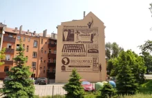 Retro murale w Bydgoszczy