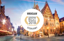 Wrocław zwyciężył!!! Najlepsza destynacja turystyczna w Europie w roku...