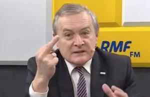 Gliński pokazał Mazurkowi w RMF FM środkowy palec