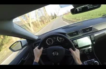 2015 Skoda Superb L&K TDI POV Test Drive Acceleration Twisty Road