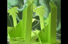 Jak zrobić proste origami: Dinozaur...