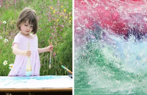 Pięciolatka chora na autyzm maluje niesamowite obrazy