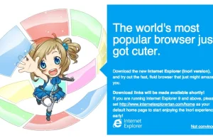 Internet Explorer jako magiczna dziewczyna rodem z anime? [eng]