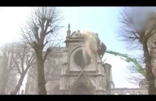 Wyburzanie zabytkowej katedry z 1868 r. w Francji