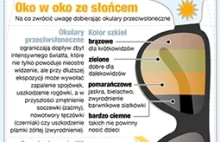 Jak wybrać okulary przeciwsłoneczne? - Infografika