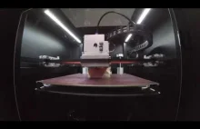 Wydruk modelu ludzkiej czaszki tworzywa ABS na drukarce HBOT 3D F300