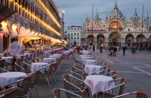 Ceny w Wenecji szaleją. 200 złotych za 2 kawy na Placu św Marka