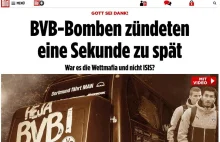 Wstrząsające doniesienia "Bilda" po zamachu na BVB