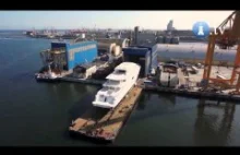 Rekordowy megajacht opuścił Damen Shipyards Gdynia