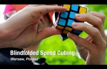 Blindfolded Speed Cubing in Warsaw, Poland