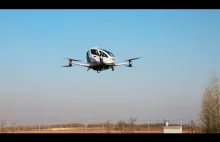[video] PASAŻERSKI DRON - realne testy z żywym pilotem.