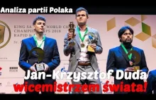 Jan-Krzysztof Duda wicemistrzem świata w szachach błyskawicznych.Analiza partii!