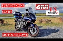 Turystyczna szyba motocyklowa - Puig vs GIVI - Yamaha FZ6 Fazer...