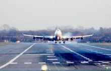 Ladowanie Awaryjne Boeing'a 747 na LGW (London Gatwick) wraz z audio z ATC