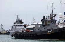Rosja odda Ukrainie okręty przejęte w Cieśninie Kerczeńskiej